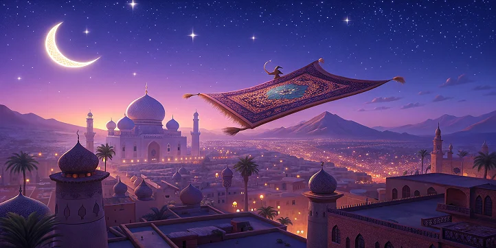 Flying carpet adventure